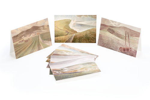 Notecards - Eric Ravilious, Sussex Views (pack of 8)