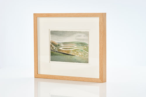 Framed ' Cuckmere Haven' by Eric Ravilious