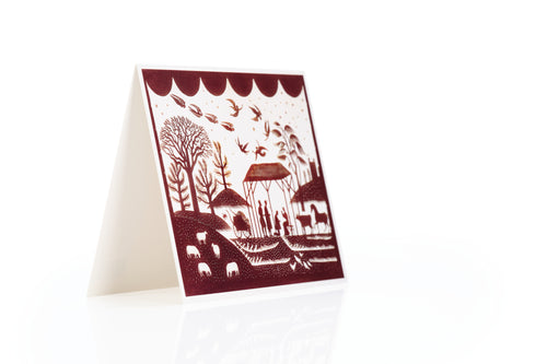 Tirzah Garwood Christmas Cards - Nativity Scene, 6 card pack