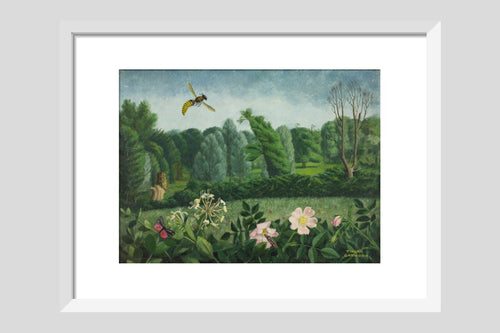 Hornet with Wild Roses - Custom Print