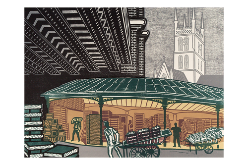 Bawden, Edward - Borough Market - Limited Edition Giclee Print