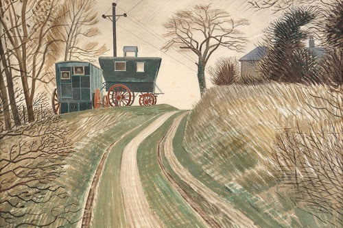 Giclee print: Eric Ravilious, Caravans, (1936) -Limited Edition Giclee Print