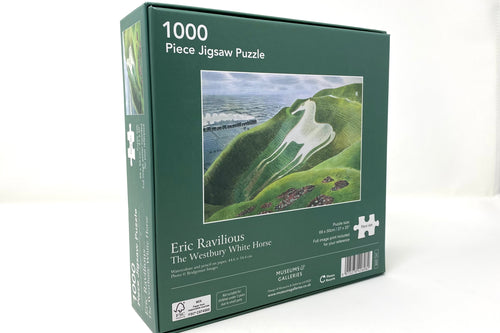 Jigsaw Puzzle - Westbury White Horse by Eric Ravilious