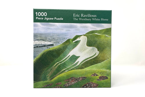 Jigsaw Puzzle - Westbury White Horse by Eric Ravilious