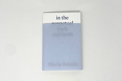 Maria Amidu, 'in the perpetual back and forth' - book