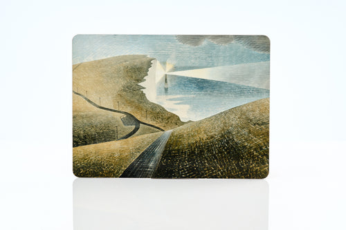 Melamine 'Beachy Head' by Eric Ravilious coaster or placemat