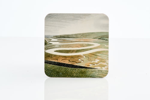 Melamine ' Cuckmere Haven' by Eric Ravilious coaster or placemat
