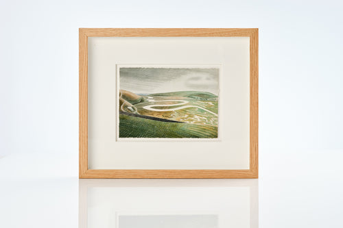 Framed ' Cuckmere Haven' by Eric Ravilious