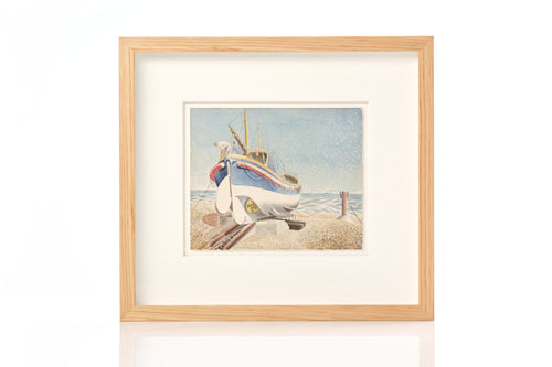 Framed 'The Lifeboat' by Eric Ravilious