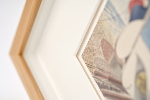 Framed 'The Lifeboat' by Eric Ravilious