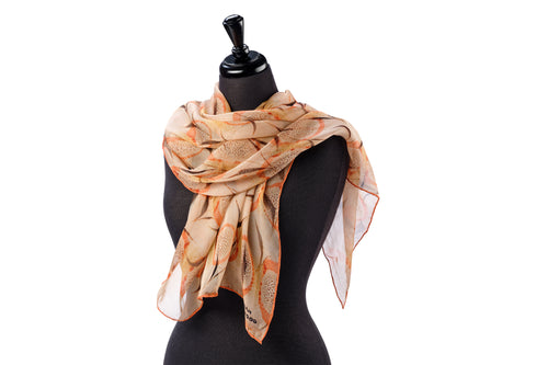 'Circles' silk scarf, Tirzah Garwood