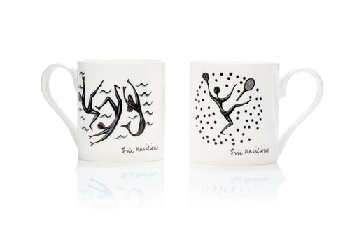 'Swimmers & Tennis' Mug - Eric Ravilious