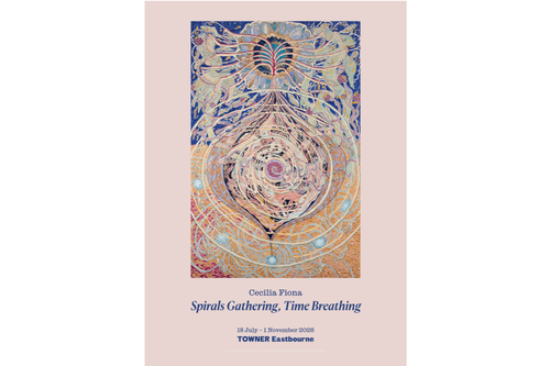 Cecilia Fiona : Spirals Gathering, Time Breathing - A2 exhibition poster print