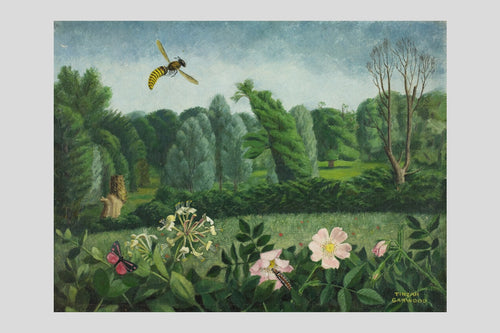 Hornet with Wild Roses - Custom Print