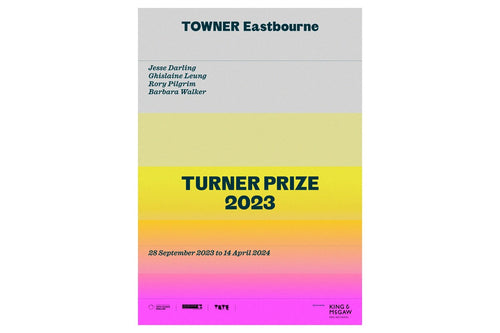 Turner Prize 2023 Exhibition poster A2 - grey