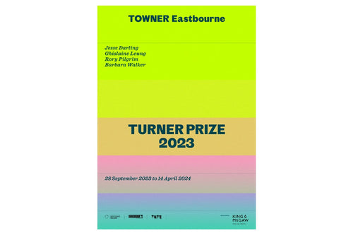 Turner Prize 2023 Exhibition poster A2 - Neon Green