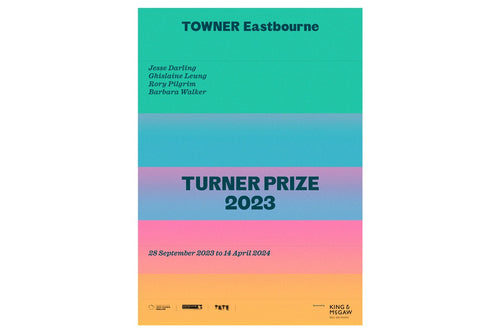 Turner Prize 2023 Exhibition poster A2 - Teal