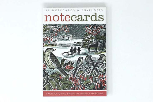 Angela Harding Notecards pack of 10 cards / 5 each, 2 designs NL105
