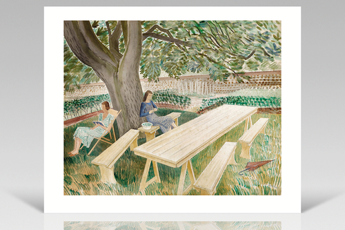 Eric Ravilious - Two Women in a Garden -Limited Edition Giclee Print