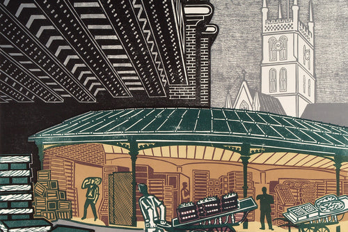 Bawden, Edward - Borough Market - Limited Edition Giclee Print