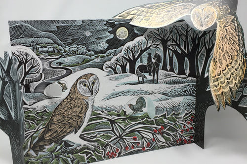 Advent Calendar 'Owls in Winter' by Angela Harding