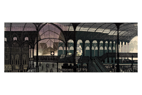 Bawden, Edward - Liverpool Street Station - Limited Edition Giclee Print