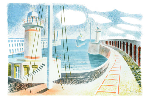 Ravilious, Eric - Newhaven Harbour, Limited Edition Giclee Print