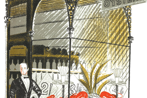 Ravilious, Eric - Oyster Bar - Limited Edition Giclee Print