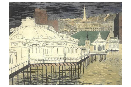Piper, John - Regency Square From The West Pier - Limited edition giclee print